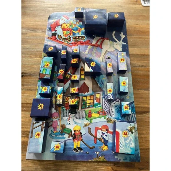 Playmobile 5711 Santa Advent Calendar Play Set Vintage Y2K Christmas - Picture 6 of 15